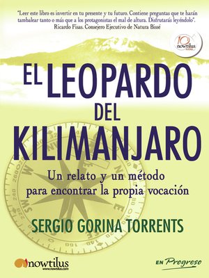 cover image of El leopardo del Kilimanjaro